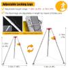 BYFSRUS Heavy-Duty Rescue Tripod, Fire Safety Equipment, Lifting and Rescue Gear, Firefighter Tripod Kit for Emergency Situations, Rescue System view 4