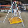 BYFSRUS HeavyDuty Rescue Tripod for Confined Spaces Emergency Fire Tripod Kit Sturdy Scaffold Tripod for Rescue Operations and Safety HighStrength Lifeline Support System. view 1