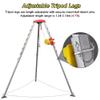 BYFSRUS Emergency Fire Rescue Tripod HeavyDuty Aluminum Fall Protection for High Places/Rock Climbing/Confined Spaces with SelfLocking Winch (Capacity: [Insert Capacity]) view 3