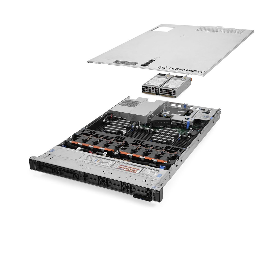 TechMikeNY Server 2X Gold 6130 2.10Ghz 32-Core 64GB RAM Homelab NAS PowerEdge R640 (Renewed)
