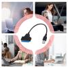 Hard Drive Adapter Cable - High Speed Transfer Converter Cable, External Hard Drive Connector, Data Backup Migration System Upgrades, Audio-Video Material Access Tool view 4