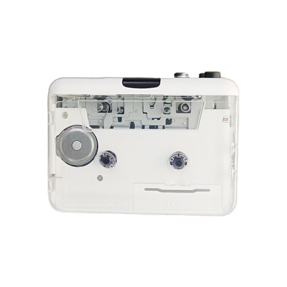 LAISANIM Small Cassette Tape Player, USB C Audio Cassette to MP3 Digital Converter, Record to Cassette Computer, 3.5mm Headphone Jack