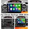 9 Inch Screen Car GPS Navigation Multimedia Player, Bluetooth WiFi Connection Car HD Video Stereo FM AM Player for Citroen Berlingo 2008-2019 view 2