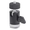 Multi Functional Aluminum Alloy Ball Head with Cold Shoe Base, Camera Ball Head for Fill Light, 360 Degree Rotation and 90 Degree Adjustment, Compatible with Camera, Phone, view 2