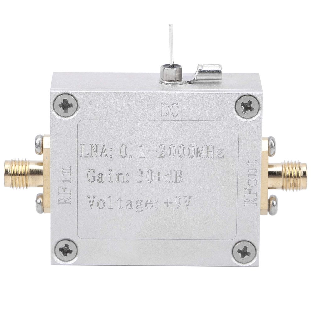 Respicefinem RF Amplifier Wideband Low Noise Module Radio Frequency Amplification Electronic Components