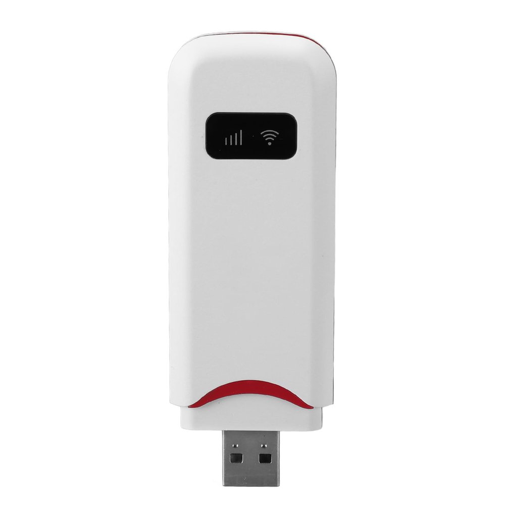 SUNGOOYUE 4G LTE USB Modem with WiFi Hotspot, High Speed Internet Sharing for 10 Users, WPAWPA2 Encryption for Data Control (802.11 Bg/n Support, Red)