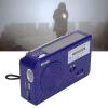 Wisoqu Hand Cranked Emergency Radio, Solar AM FM Weather Radio with LED Flashlight and Wrist Strap, for Outdoor Camping Disaster Relief view 2