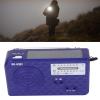 Wisoqu Hand Cranked Emergency Radio, Solar AM FM Weather Radio with LED Flashlight and Wrist Strap, for Outdoor Camping Disaster Relief view 3
