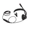 MUTOUXIA RJ9 Single Ear Headset with Mic, Monaural Customer Service Headphone, Noise Canceling Microphone for Call Center Office Telemarketing, Plug and Play RJ9 Crystal Plug with Volume Mu view 1