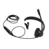 MUTOUXIA RJ9 Single Ear Headset with Mic, Monaural Customer Service Headphone, Noise Canceling Microphone for Call Center Office Telemarketing, Plug and Play RJ9 Crystal Plug with Volume Mu view 3