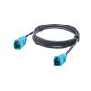 RSBG Type H-MTD Vehicle Automotive Ethernet Cable Assembly Single Port Z Code Male/Female HMTD Cable(Male to Male,2M)