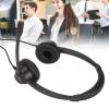Pengcadent H390D RJ9 MVA Telephone Headset, Dual Ear Wired Office Headset with Noise Canceling Microphone, RJ9 Plug Business Headset for Call Center, Customer Service, Telemarketing, Home Off view 4