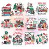 12pcs Christmas Book Club Stickers Pack for Cozy Readers, Book Lovers Winter Reading Fans Cute Bookmas Quotes, Fireplaces, Snowmen, Nutcracker & Holiday TBR Vinyl Decals for Laptop, Bottle 3 Inches view 1