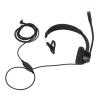 WiseZythum 2.5mm Business Headset, Noise Cancelling Monaural Traffic Headset with HD Microphone, Adjustable Speaker Volume for Call Center Office Customer Service, Compatible with Devices view 1