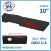 2015-2023 Chevy Colorado Crew Cab Single Ported Vneted Sub Box Ground-Shaker Subwoofer Enclosure Custom Speaker Box Car Audio Ground Shaker (RED, 10") view 2