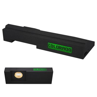 2015-2023 Chevy Colorado Crew Cab Single Ported Vneted Sub Box Ground-Shaker Subwoofer Enclosure Custom Speaker Box Car Audio Ground Shaker (Green, 8")