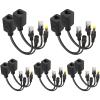 Coaxuhf Passive PoE Injector 5 Pairs Passive PoE Injector and PoE Splitter Kit with 5.5x2.1 mm DC Power Adaptor Connector RJ45 Power Over Ethernet view 1