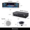 Vaiyer Home Theater System Kit, 2000 W Bluetooth Amplifier view 2