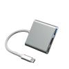 4K HDMI USB 3.0 Hub Adapter C Splitter TV Portable Docking Station for Laptops PC Air Switch view 2