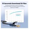 1M/2M/3M/5M/10M/15M/20M/30M 1000Mbps CAT6 Flat Ethernet Gigabit Internet UTP CAT 6 RJ45 LAN Networking Cable Patch(20M) view 3