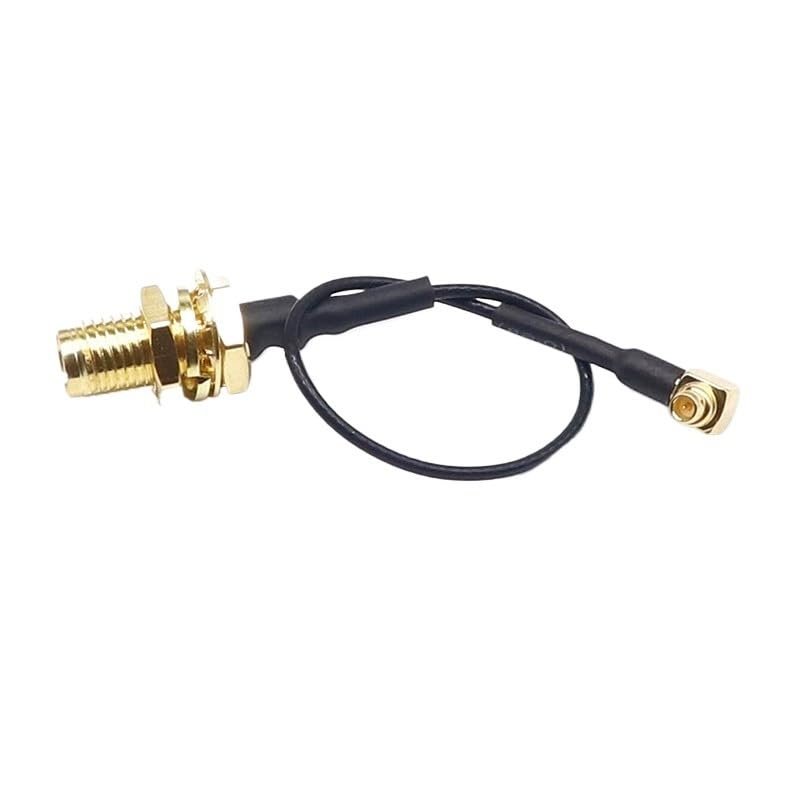 1.37 Adapter MMCX/SMA-JK MMCX Curved Male to SMA Female housing can
