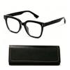 JCBCKJ Blue Light Blocking Glasses For Men And Women, Featuring Anti-Eye Fatigue And UV Protection Functions, Ideal For Computer Games, TV, Mobile Phones, Etc Wearing glasses box view 1