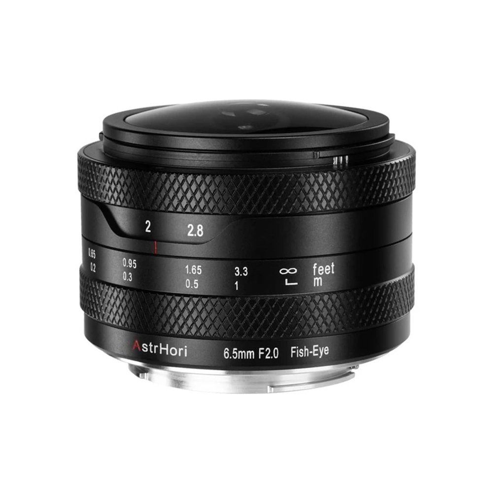 AstrHori 6.5mm F2.0 APS-C 192 Ultra Wide Circular Fisheye Lens Manual Focus,Compatible for Nikon Z Sony E M4/3 Canon RF Fuji X Mount(Sony E-Mount(APS-C))