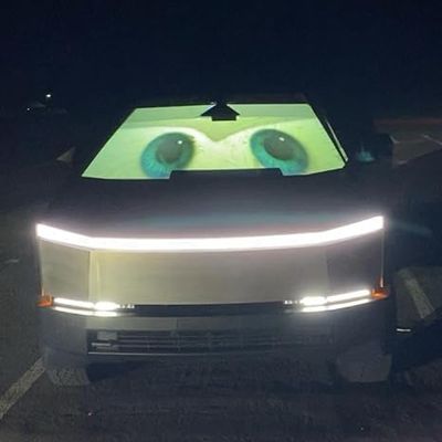 Pranos Hologlass- Car Window Display System (Front Windshield, Wired Adapter)