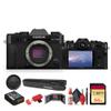FUJIFILM X-T30 III Mirrorless Camera Body (Black) (16957841) Bundle with + 64GB Memory Card + Memory Card Wallet + Cleaning Kit view 1