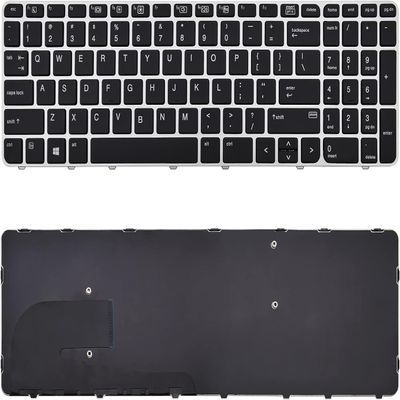 100% New Compatible Keyboard with HP EliteBook 755 G3,755 G4,850 G3,850 G4,Zbook 15U G3 with No Backlit and No Trackpoint