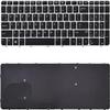 100% New Compatible Keyboard with HP EliteBook 755 G3,755 G4,850 G3,850 G4,Zbook 15U G3 with No Backlit and No Trackpoint view 1