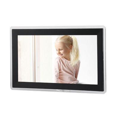 Bewinner Digital Picture Frame 15.6 inch, WiFi Digital Photo Frame with 32GB Storage, Full HD Touchscreen, Tabletop & Mountable, Share Photos and Videos via App (US Plug)