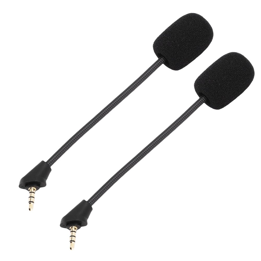2PCS Mic Set for Cloud Gaming Headset - Noise Cancelling Detachable Mic Boom for Clear Sound for