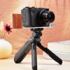 Acouto L Bracket Fit for V1 Cameras Aluminum Quick Release Plate L Shape Handgrip with Wood Grip 1/4 Inch Threaded Hole Support for Arca Tripod (Silver) view 3