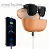 Wisoqu Smart Glasses, 8MP Camera 32MP Interpolated AI Real Time Translation Multilingual Communication with 3600mAh Reverse Charging Case view 4