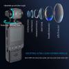 Wisoqu 1080P Action Camera, 1.54 Inch TFT Screen 360 Degree Rotatable Lens with Built in WiFi and Stabilization, for Cycling Motorcycle Vlog POV Recording view 4