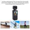 Wisoqu 4K Action Camera, Dual Lens 180 Degree Rotating WiFi Handheld Video Recorder with 1.54 Inch Screen and Loop Recording, for Cycling Hiking Travel view 2