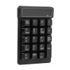 EOJDDPA Wireless Numeric Keypad 19 Keys Suspension Design Comfortable Typing Wireless USB Number Pad for Data Entry and Touch Typing with Crater Design view 4