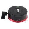 Akozon Aluminum Alloy Panorama Ball Tripod Head with Bubble Level and 3/8 Inch Screw view 4