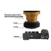 LICAEVEY M42 Lens to Micro 4 3 Lens Adapter, Aluminum Alloy M42 Screw Mount to M43 Camera Lens Adapter for Mirrorless Camera view 3