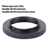 LICAEVEY M42 Lens to Micro 4 3 Lens Adapter, Aluminum Alloy M42 Screw Mount to M43 Camera Lens Adapter for Mirrorless Camera view 4
