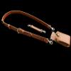 Sav-A-Jake 1.5 inch wide Leather Radio Strap Combo 3 piece Set Pocket Style Radio Case Heritage Brown (XL 6'1"-6'6" 59-68 inches) view 3
