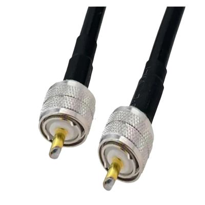 PL259 UHF Male to UHF Male PL259 Connector R*/F coaxial Low Loss Cable 50cm 1m 2m 300cm 5m 10m 15m 20m(10m)