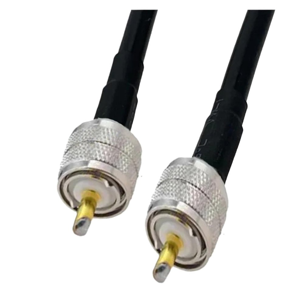 PL259 UHF Male to UHF Male PL259 Connector R*/F coaxial Low Loss Cable 50cm 1m 2m 300cm 5m 10m 15m 20m(10m)