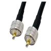 PL259 UHF Male to UHF Male PL259 Connector R*/F coaxial Low Loss Cable 50cm 1m 2m 300cm 5m 10m 15m 20m(10m) view 1