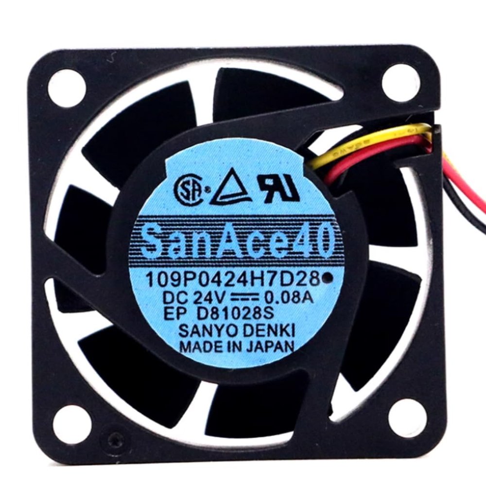 109P0424H7D28 40MM 24V 0.08A 4015 40X40X15MM 3-Wire Cooling Fan
