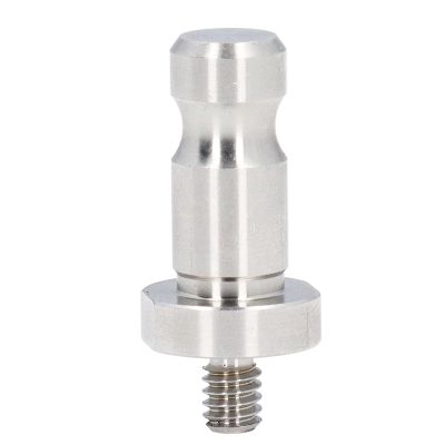 Stainless Steel Prism Pole Adapter Mount ADL02 1/4 20 Thread GPS RTK Total Station Base Connector for Surveying Equipment Tripod Alignment Durable Rustproof