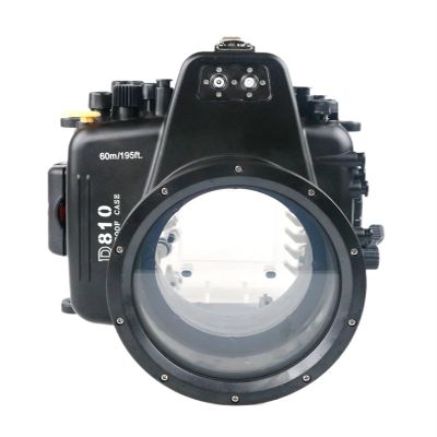 130FT/40M Underwater Depth Diving Case, Compatible for Nikon, D500 D750 D800 D810 105mm Lens Waterproof Camera Housing Cover Box