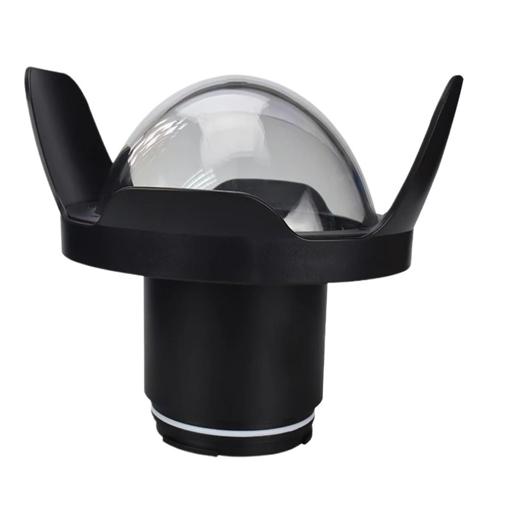 8inch Camera Diving Fisheye Wide Angle Lens Dome Port, Compatible for Canon/Nikon, Underwater Housing Case