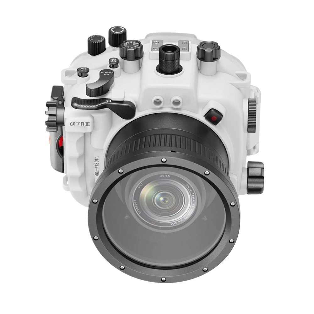 130ft Underwater Camera Housing for A7 III A7R A7M3 A7M Professional Diving Box Case Cover Standard Port